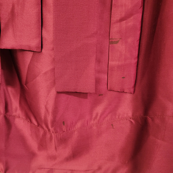 French Connection Silk Maroon Sleeveless Dress Size 2 - Picture 5 of 5